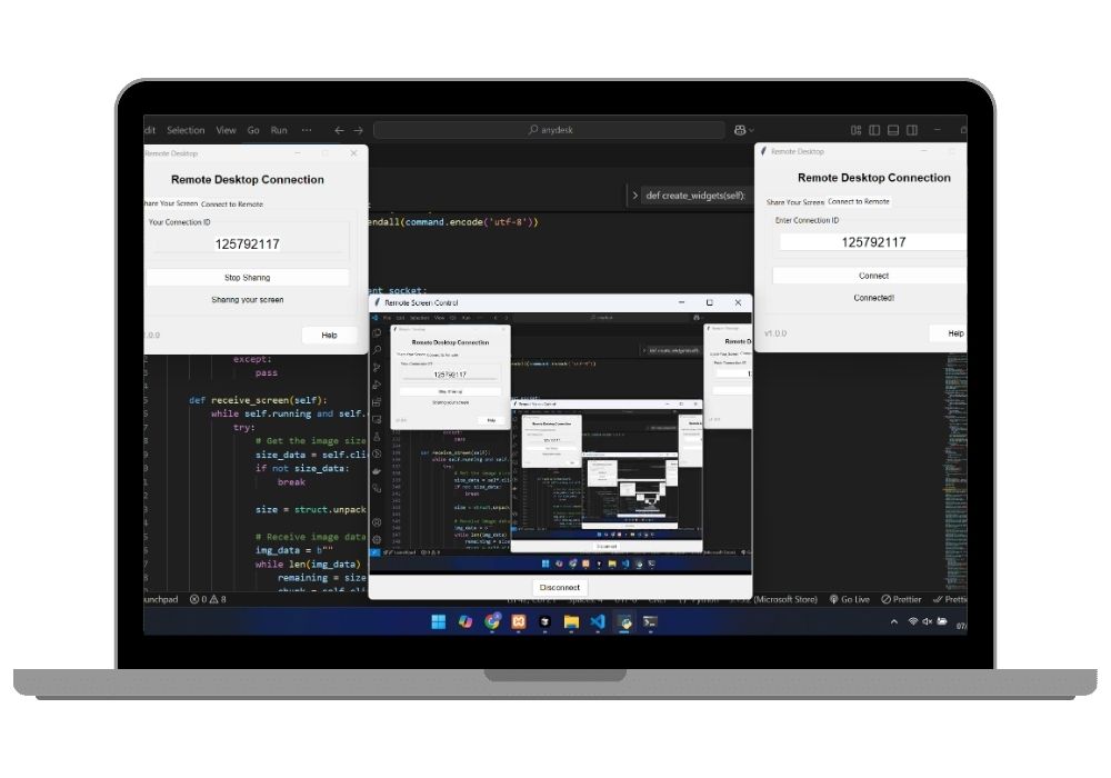 Python Remote Desktop Application Kit | CodeAj Marketplace