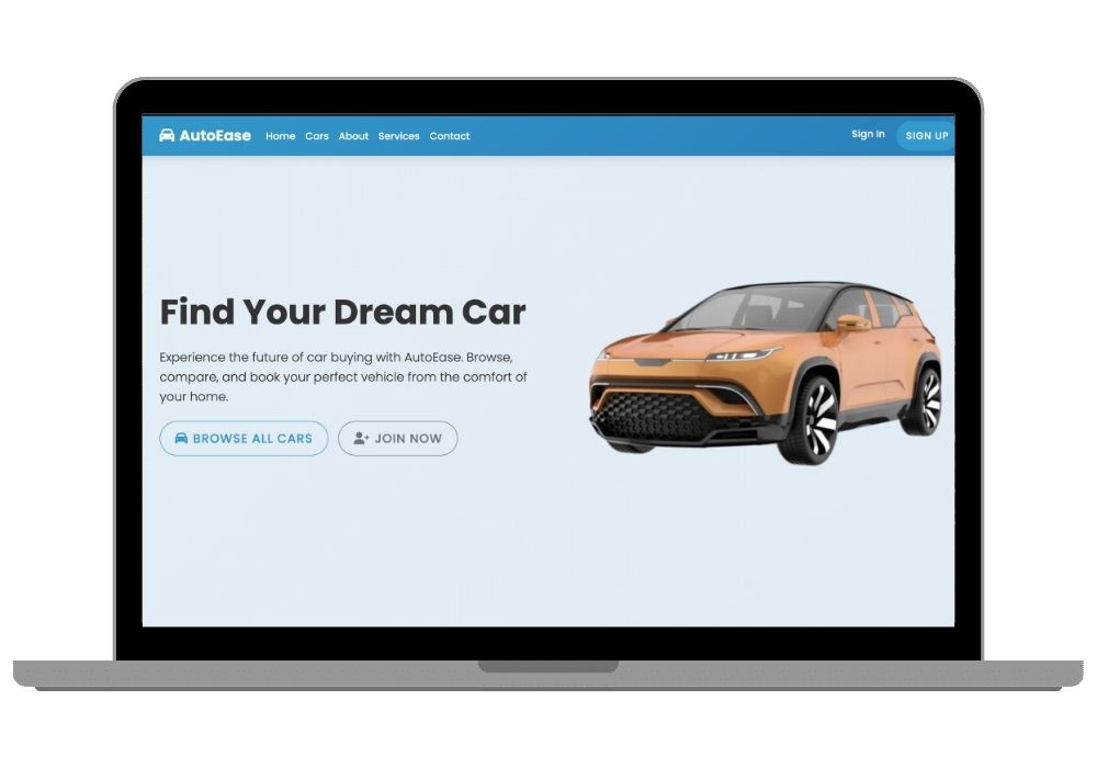 AutoEase: AI-Powered Online Car Showroom – Final Year Django Project