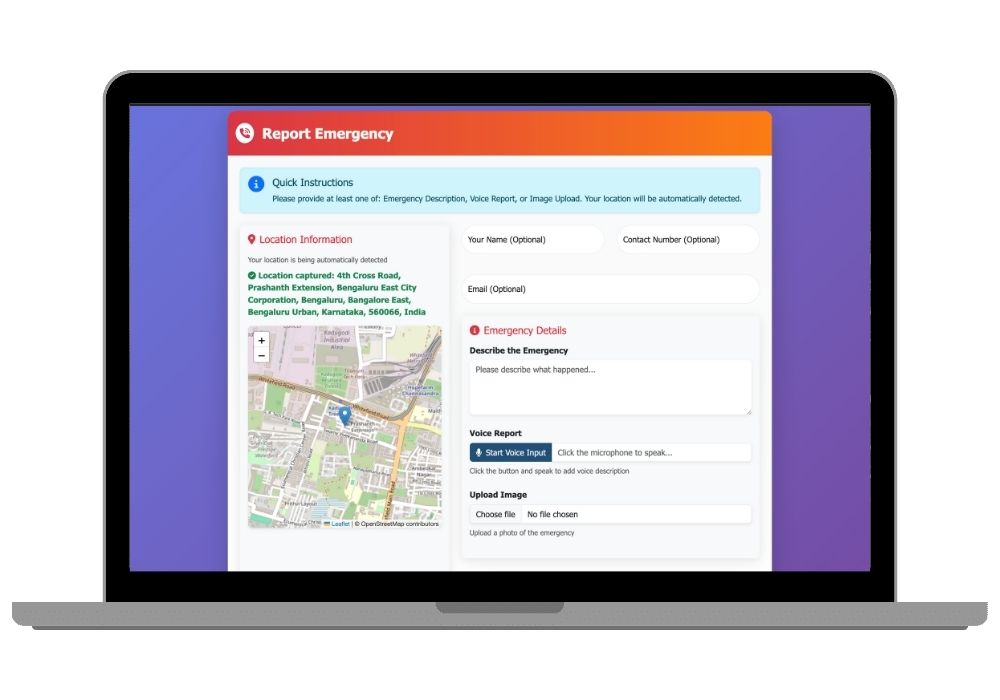 AI-Powered Emergency Response & Incident Management System - Django Python Project with Real-Time Tracking