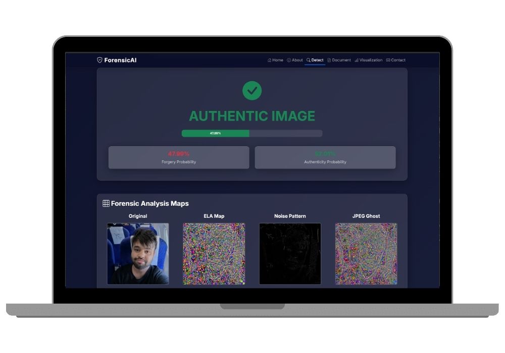 AI-Powered Image Forgery Detection System with Deep Learning & Error Level Analysis