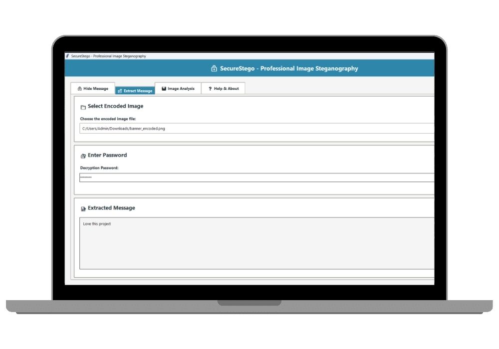 Secure Image Steganography with AES-256 Encryption – A Final Year Python Project for Cybersecurity Enthusiasts