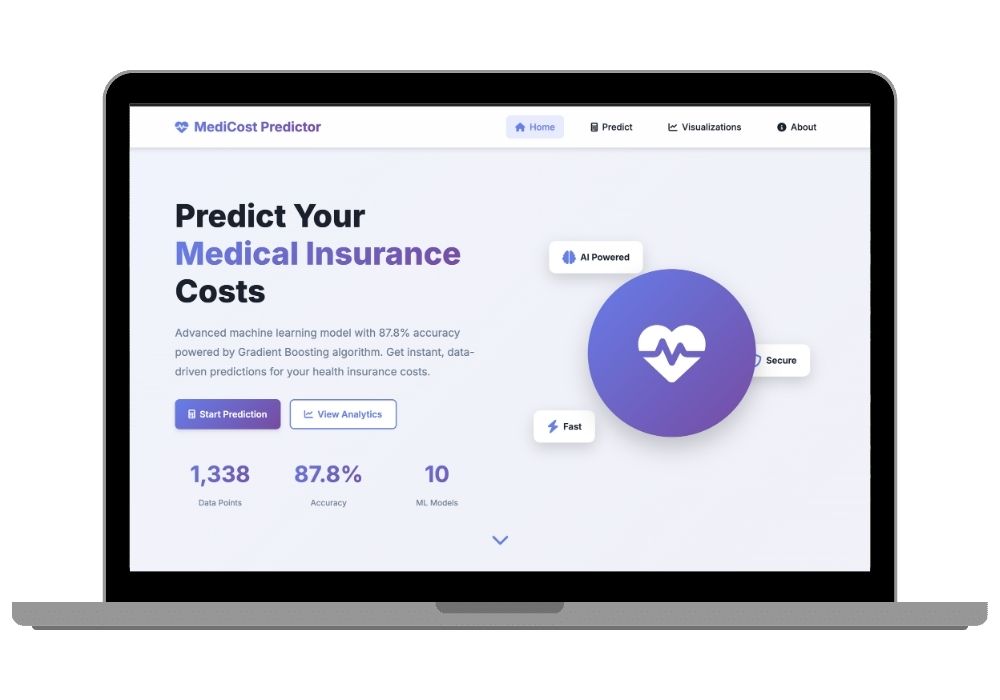 Medicost Predictor - AI-Powered Medical Insurance Cost Estimation System Using Machine Learning