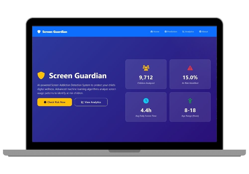 Screen Guardian: AI-Powered Child Screen Addiction Risk Detection System